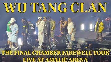 Wu Tang Clan | The Final Chamber Farewell Tour | Amalie Arena, Tampa FL | 6/10/2025 (4K 60FPS)