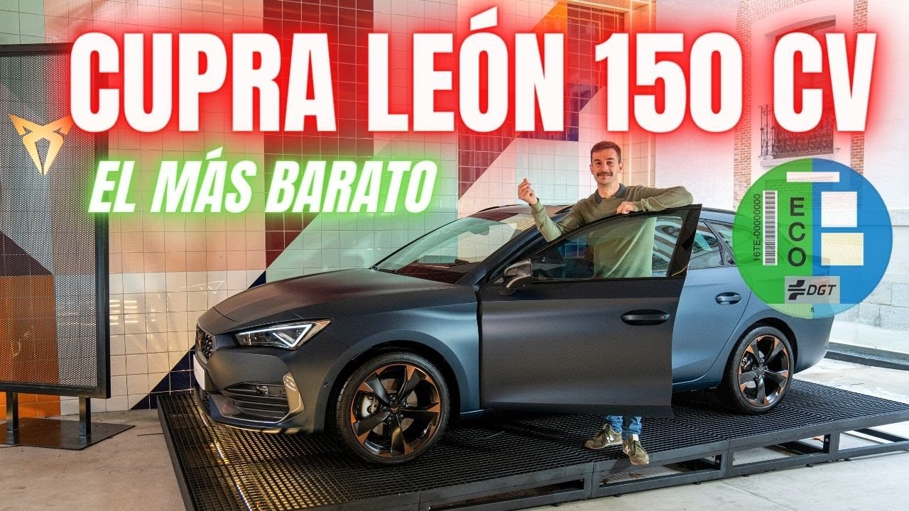 Así es el Cupra León eTSI: el más barato de la gama con 150 CV y etiqueta  eco de la DGT