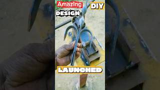 🔥DIY Iron Bending Machine | Creative Metal Leaf Design🔥 #diy #stickwelding#weldingtool