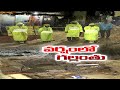 Video: Man slips into open drain at Manikonda, Heavy rains lash Hyderabad