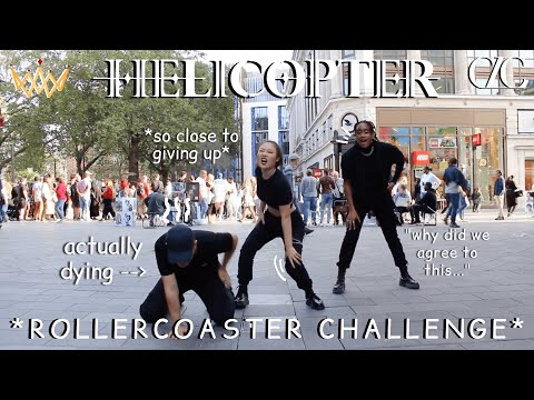 [KPOP IN PUBLIC] [ROLLERCOASTER CHALLENGE] CLC (씨엘씨) - HELICOPTER DANCE COVER IN LONDON [UJJN TV]