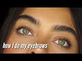 my eyebrow routine