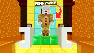 PENNYWISE KA UNDGROUND CASTLE | MINECRAFT