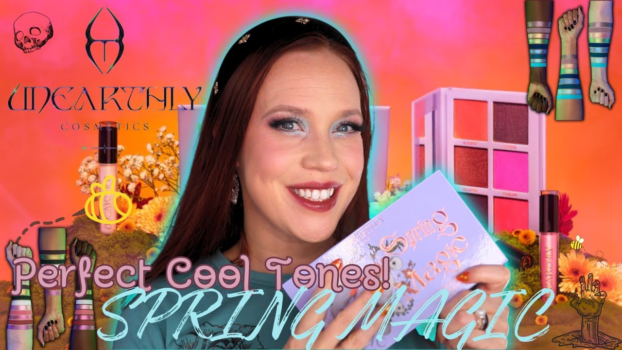Unearthly Cosmetics Spring Magic / Spring with a Grunge Twist / Cool Tones!