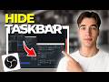 How To Hide Taskbar, Dock, And Title Bar In OBS Screen Recordings On PC And Mac | Tutorial 2026