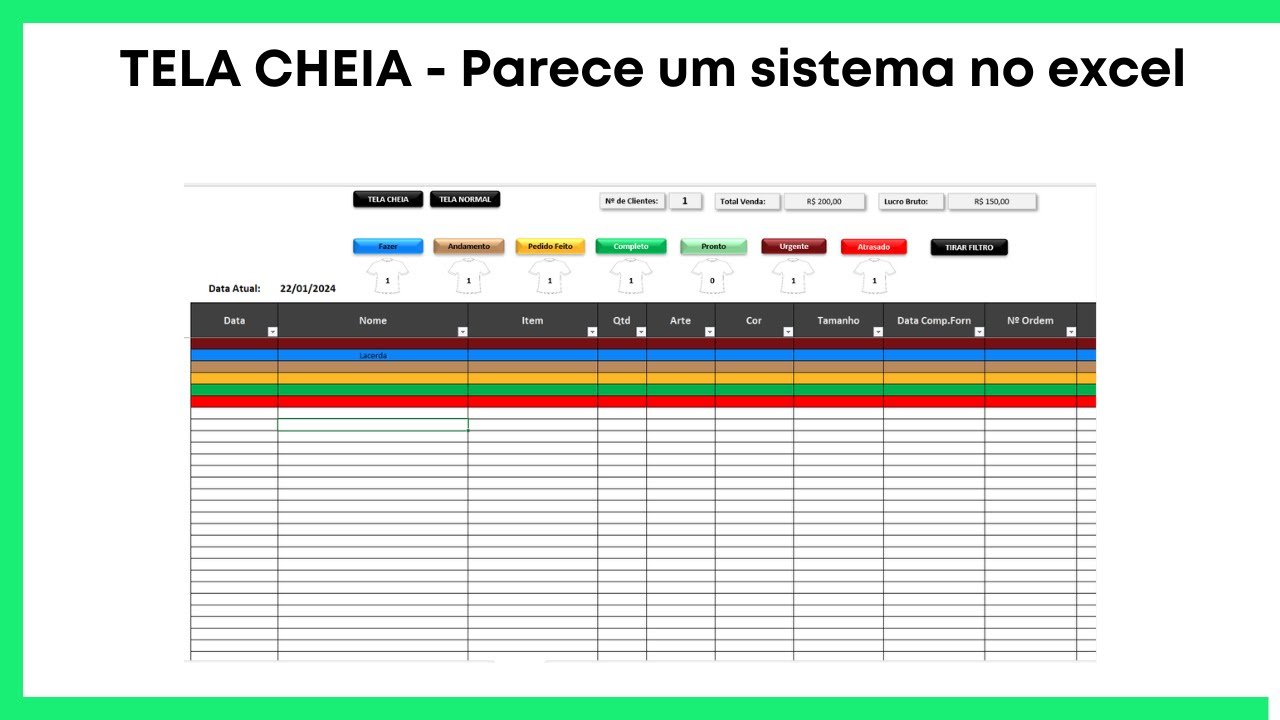 O JEITO CERTO Como deixar tela cheia no excel
