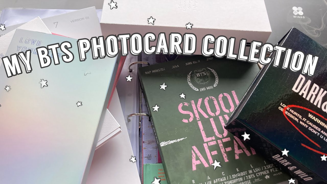 BTS photocard collection & starting my binder