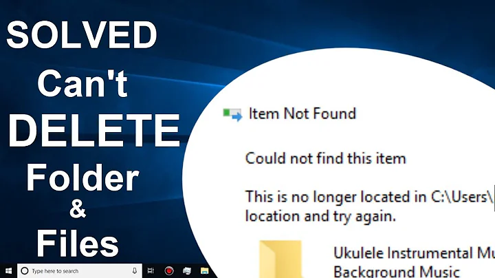 How To Delete A Folder That won't Delete on Windows | delete undeletable Files & folders