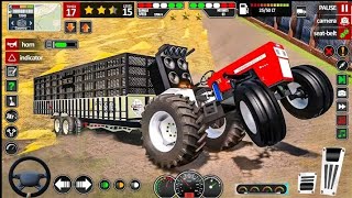 Tractor Transport Winter 🥶 Material | Android Gameplay screenshot 4