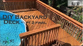 How To Build A 12x12 Two Level Pool Deck With Trex Part 2 Youtube
