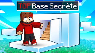 Mes MEILLEURS bases secrètes sur MINECRAFT !