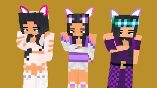 2002 DANCE MEME | SHUFFLE DANCE MEME | MINECRAFT ANIMATION -  APHMAU 42