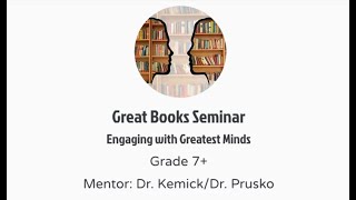 Great Books Seminar Class Demo #1 | Polaris Humanities Circle
