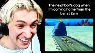 xQc DIES LAUGHING at Dark Humor Tiktoks