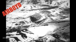 Vintage Mountain Aerial Footage