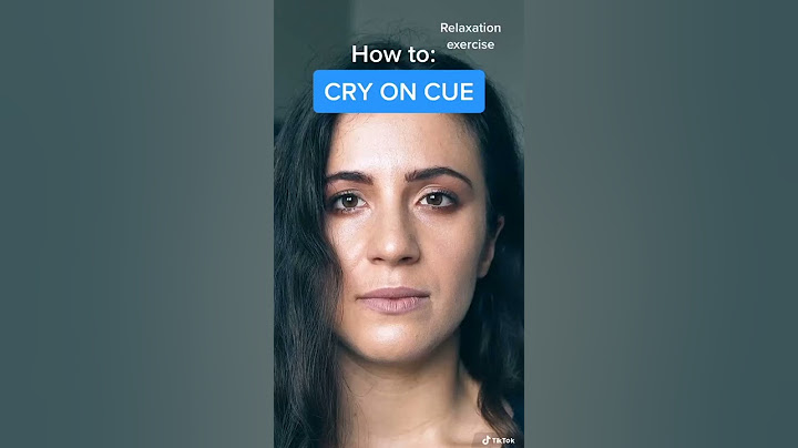 HOW TO CRY ON CUE # shorts