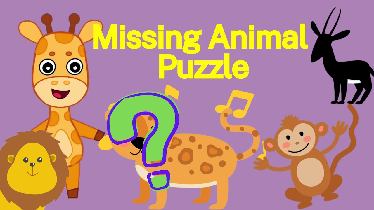 Find the Missing One! Safari Animals – Which Sound Is the Monkey’s Find ...