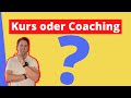 Kurs oder Coaching als Affiliate Anfänger?