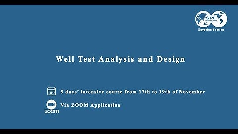 Well Test Analysis and Design Course 3/3