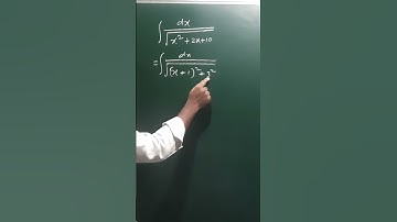 Integral dx / root of x² +  2x + 10 @EAG