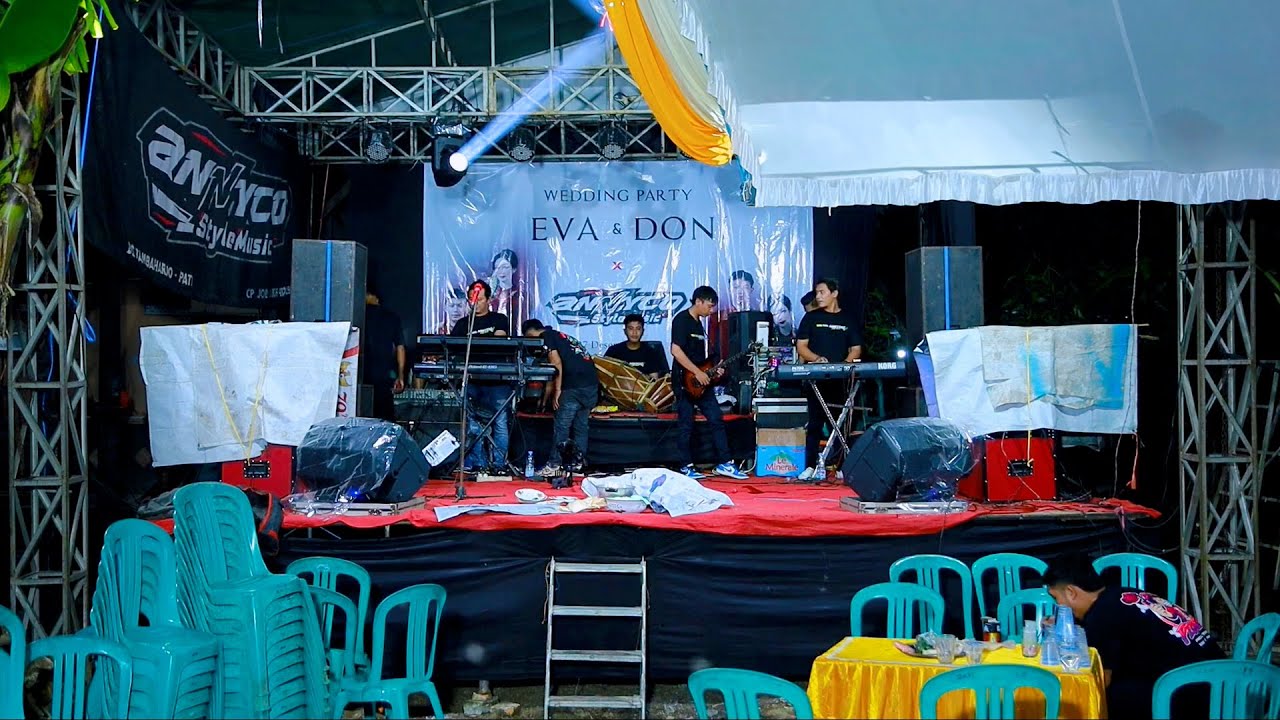 ANNYCO MUSIC - CEK SOUND ANYCO MUSIC - WEDDING PARTY DONI & EVA - KADEAN TAMBAKROMO PATI