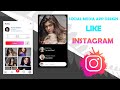 Social media app design like instagram  adobe xd tutorial  the design world
