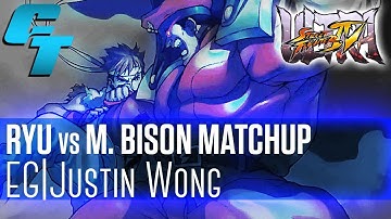 Ryu vs Bison Matchup (USF4) feat. EG.Justin Wong @jwonggg