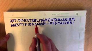 Computational Thinking - Anagrams