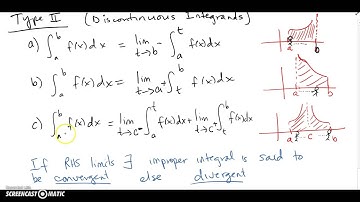 7.8 Improper Integrals Part 3 (Discontinuous Integrands)