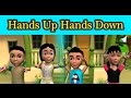 Hands up hands down   nursery rhymes  kids rhymes  3d rhymes