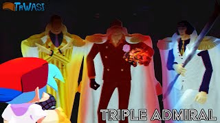 FNF Triple Admiral | Triple Trouble but One Piece Navy General Cover. (+ chromatic )