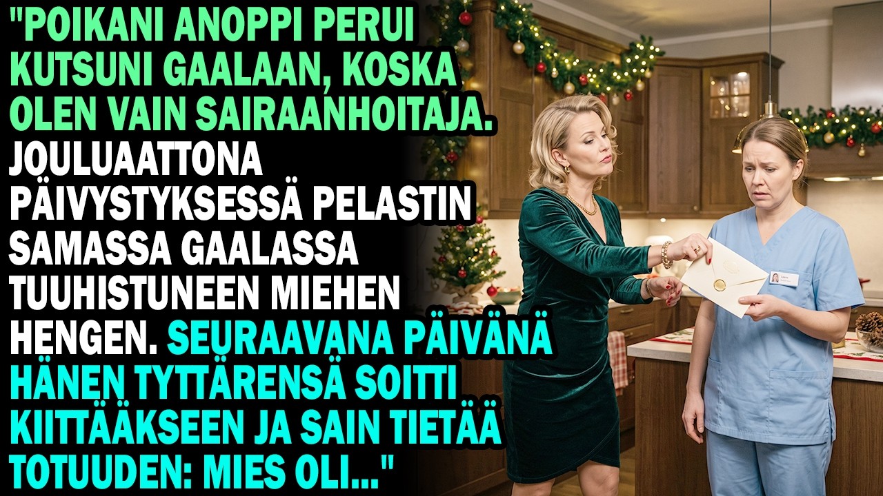 Olin juuri tarttumassa kutsukorttiin, kun Kerttu veti sen takaisin sormieni välistä. Ei anteeksipyyntöä, ei selitystä. Vain kaksi sormea kermanvärisen kartongin alla, kuin olisi pelastanut jotain...