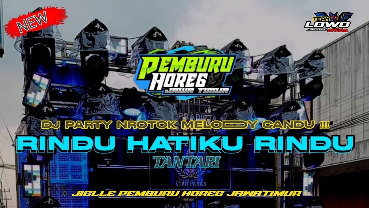 DJ RINDU HATIKU RINDU-TANTARI VIRAL‼️ PARTY NROTOK PUINUAK‼️ JIGLE ...