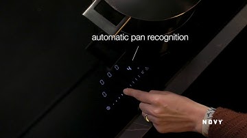 The Novy induction hob: how does automatic pan recognition work