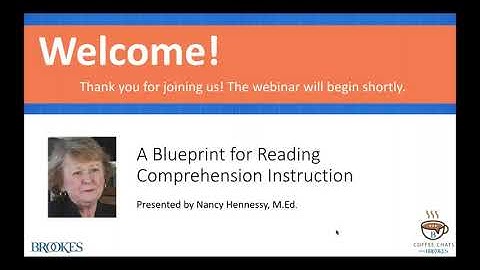A Blueprint for Reading Comprehension Instruction