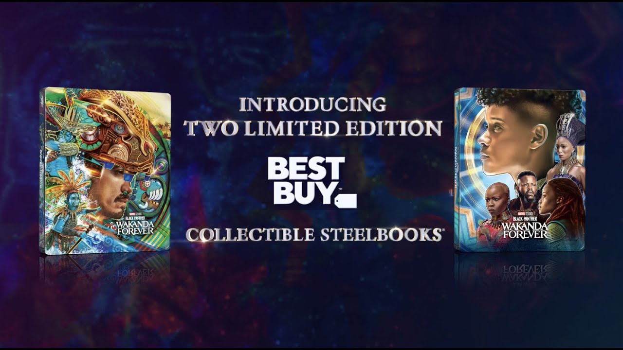 Marvel Studios’ Black Panther: Wakanda Forever | Best Buy Exclusive Steelbooks - Prepare for the return of Wakanda with two exclusive Marvel Studios' Black Panther: Wakanda Forever Steelbooks, only available Best Buy. Pre-order now.