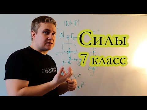 В этом уроке я рассказал все про СИЛЫ в рамках 7 класса. Также вы узнаете про равнодействующую силу.