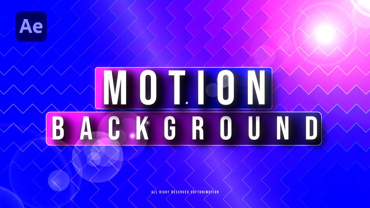Create Mind-Blowing Motion Backgrounds in After Effects - YouTube