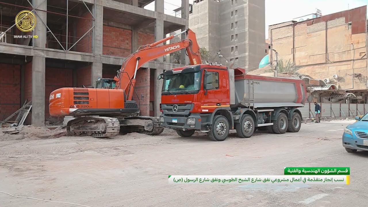 نسب إنجاز متقدمة في أعمال مشروعي نفق شارع الشيخ الطوسي ونفق شارع الرسول (ص)