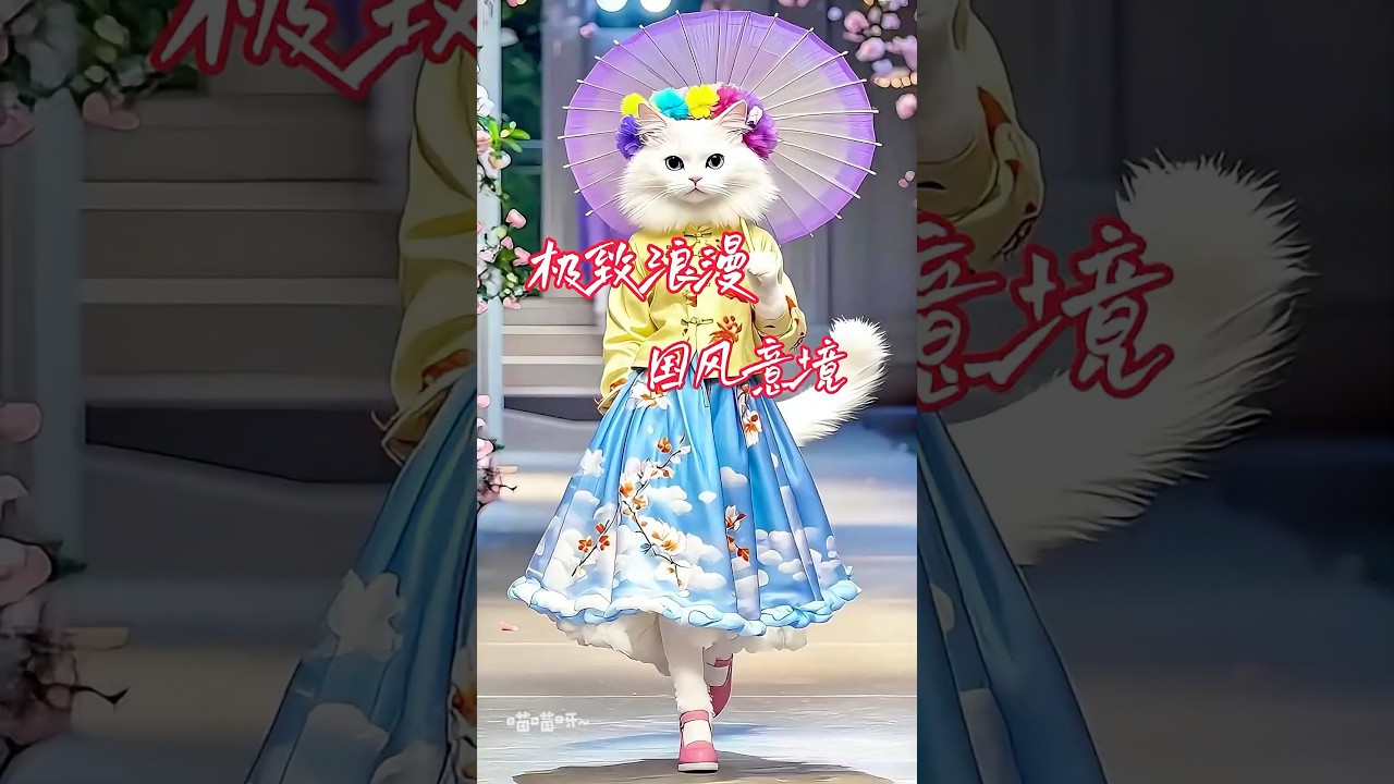 ❤️❤️❤️星河滚烫,不如汉服亮相 #cat #fashion #汉服 #ai