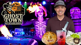 NEW Ghost Town at SkyLand Ranch | ALL Spooky Food, Shows & More!