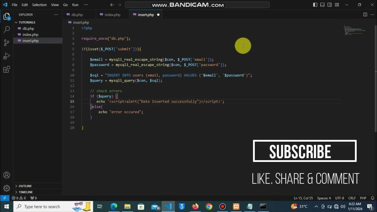 How to retrieve data from MySQL Database using PHP part two - YouTube