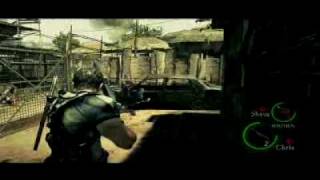 Resident Evil 5 playable demo gameplay part 1 (Biohazard 5 demo)