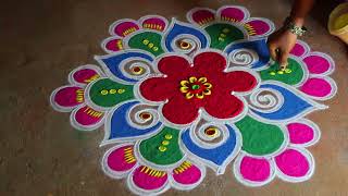 Newyear 2026 🌻big rangoli designs 3*2 🌻sankranti chukala 🌻diyamuggulu🌻Pongal special