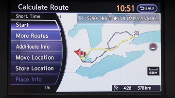 INFINITI – Navigation System Overview