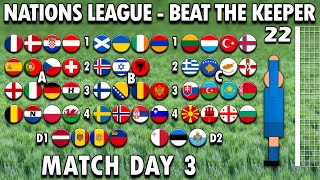 Beat The Keeper Nations League - Matchday 3 of 6