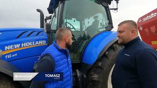 #NewHolland odwiedza Pana Tomasza Wijatę użytkującego ciągnik T6.155 Dynamic Command™