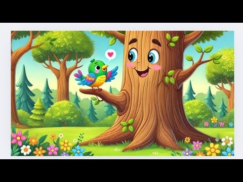 قصص أطفال العصفور والشجرة الطيبة