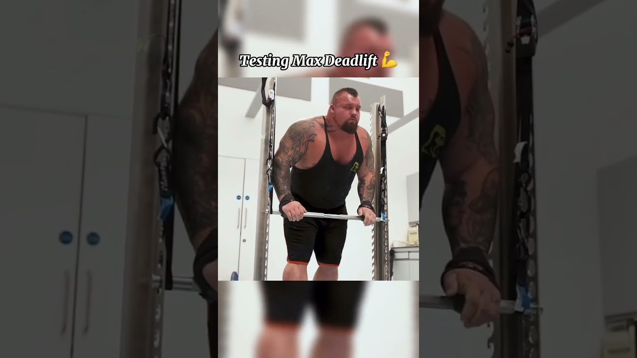 Eddie Hall 750kg DEADLIFT Shorts Eddiehall Deadlift