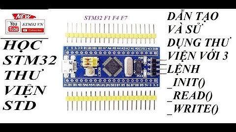 Học STM32 F1 - Viết Hàm Đọc ADC Như ARDUINO